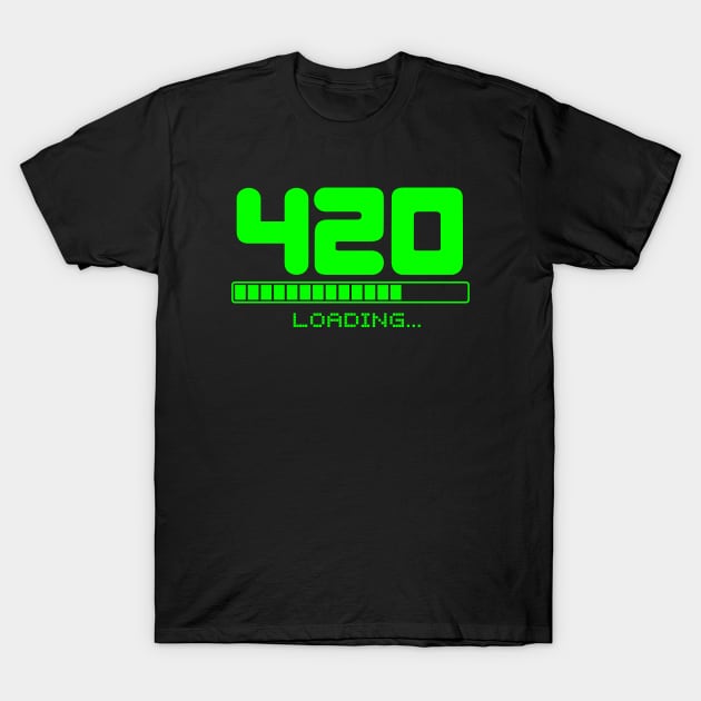 420 Uploading T-Shirt by THCnicians